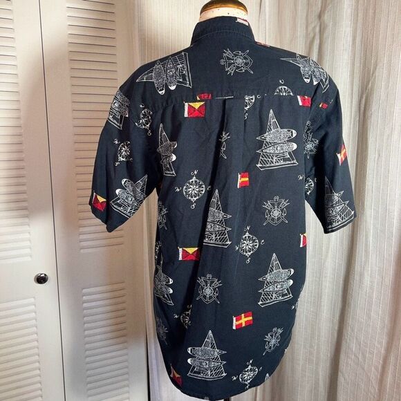 Puritan | Men’s | Casual Shirts | M |Vintage Men's Button Down Black N - Picture 5 of 7